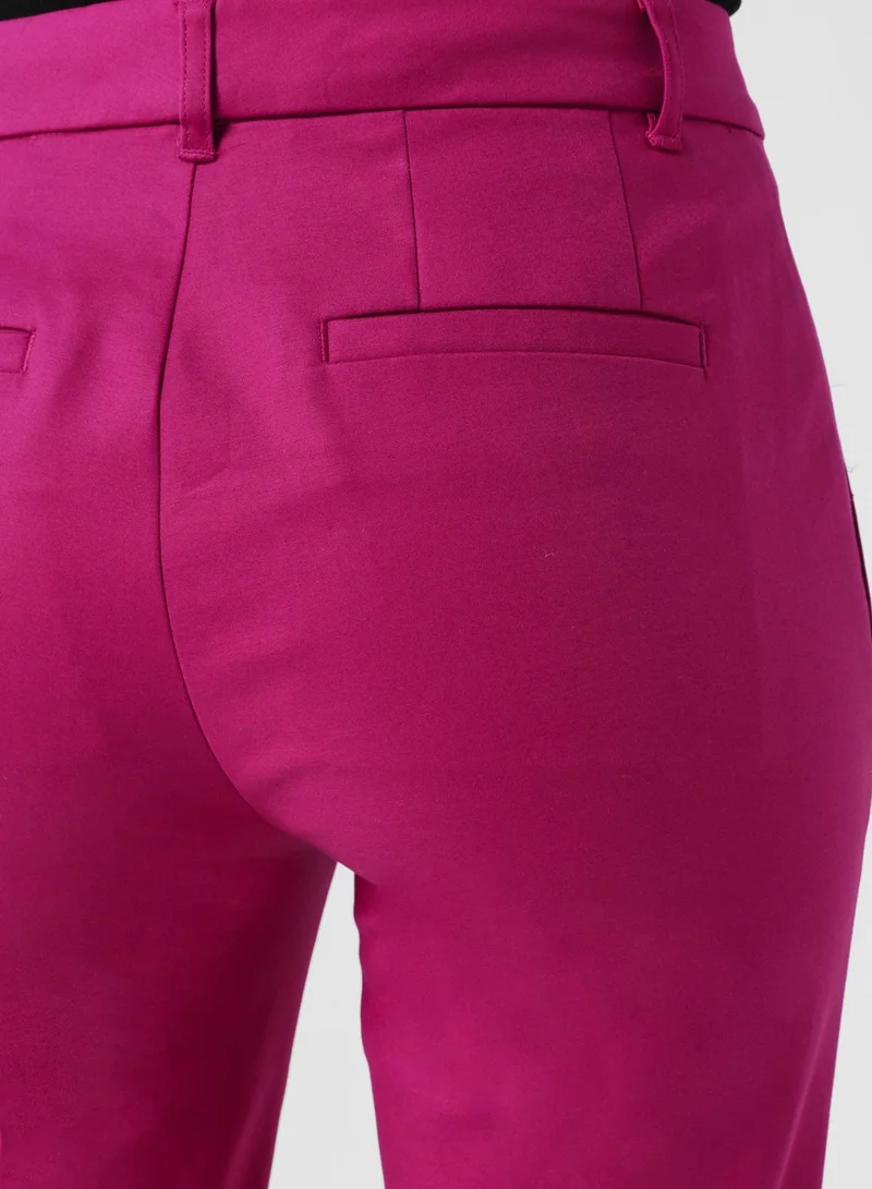 Lauren Ralph Lauren High Waist Ankle Grazer Pants