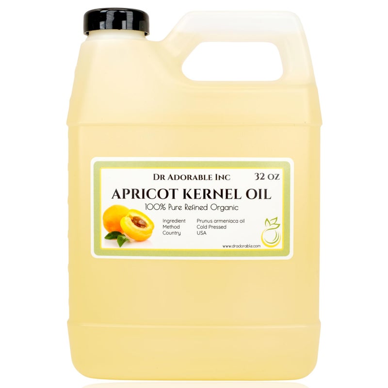 Dr. Adorable Dr Adorable 32 Oz Apricot Kernel Oil 100 Pure Natural Organic Cold Pressed - Image 2