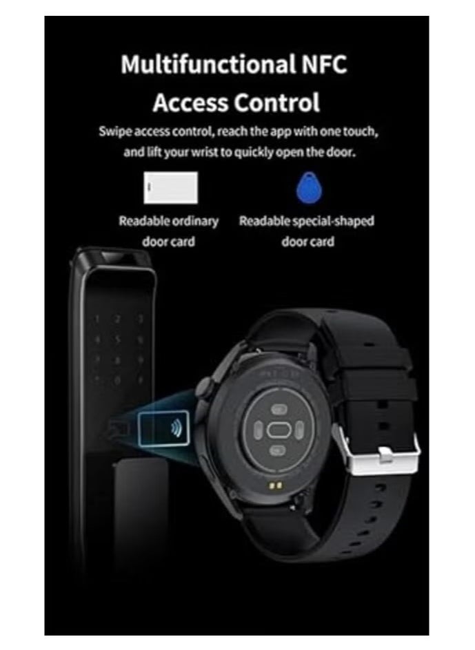 Hommtel - GT5 Ultrathin Smartwatch – 1.28" Color Display, Fitness Tracking, Heart Rate Monitor, Sleep Tracker, Waterproof, Stylish & Lightweight, Smart Notifications - Image 1