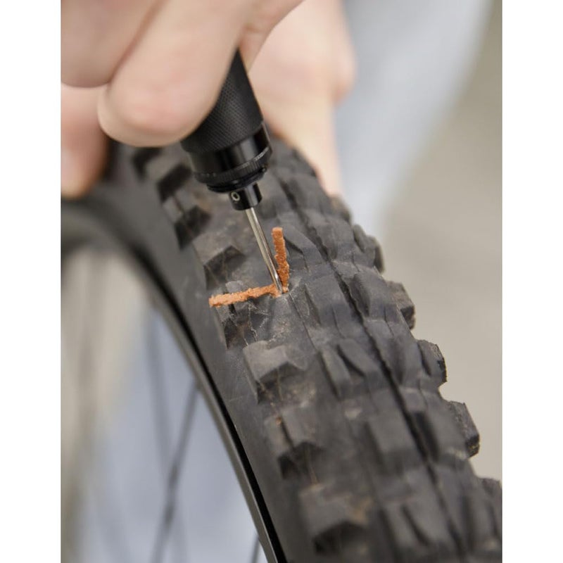 MSRâ„¢ MTB Puncture Repair Kit | Tire Plug Strips and inflator Canister Storage | Fix tubeless MTB Tires on The go Schrader and Presta Compatible | Bike tire Repair kit - Image 2