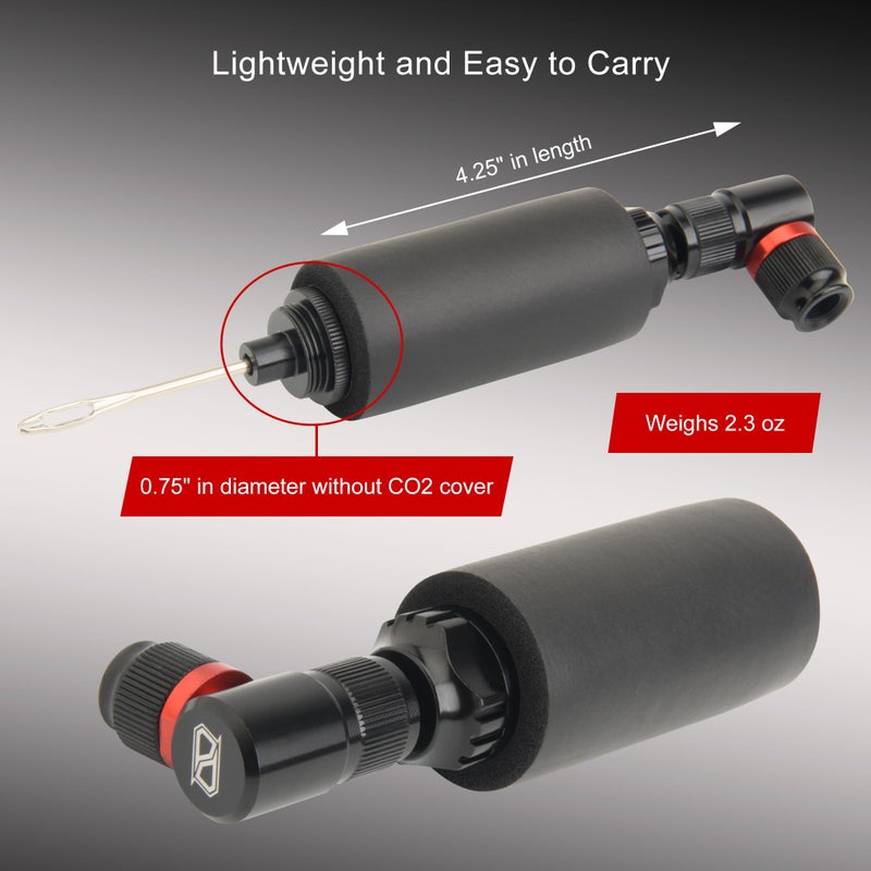 MSRâ„¢ MTB Puncture Repair Kit | Tire Plug Strips and inflator Canister Storage | Fix tubeless MTB Tires on The go Schrader and Presta Compatible | Bike tire Repair kit - Image 4