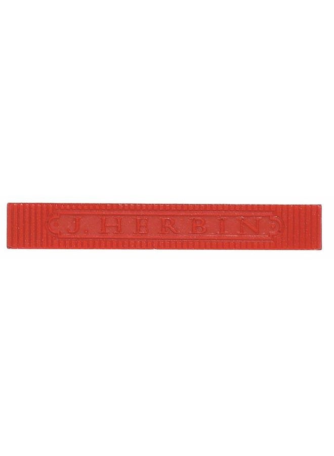 HERBIN 33120T - Case of 4 flexible sealing wax sticks, Red - Image 1