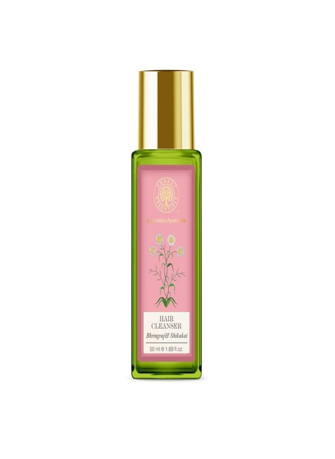 Forest Essentials Travel Size Hair Cleanser Bhringraj & Shikakai 50Ml (Shampoo)  - Image 2