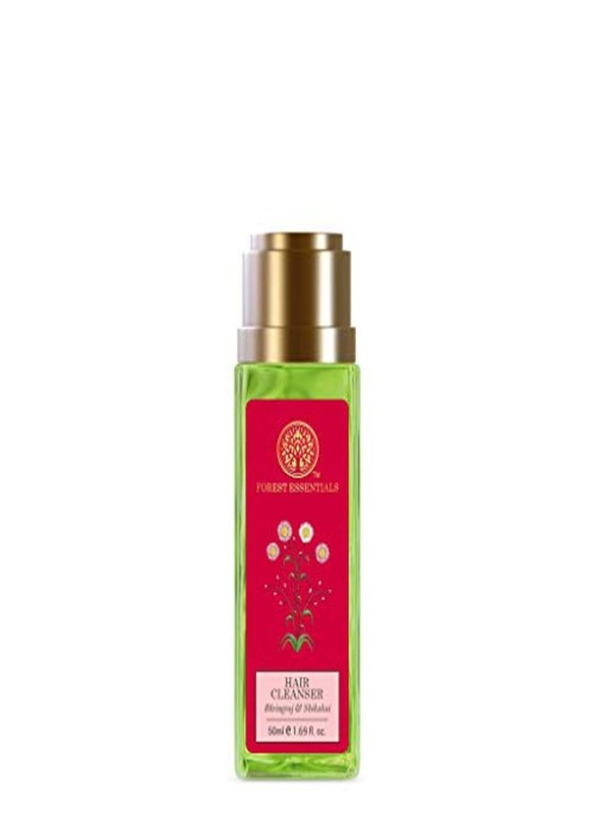 Forest Essentials Travel Size Hair Cleanser Bhringraj & Shikakai 50Ml (Shampoo)  - Image 1