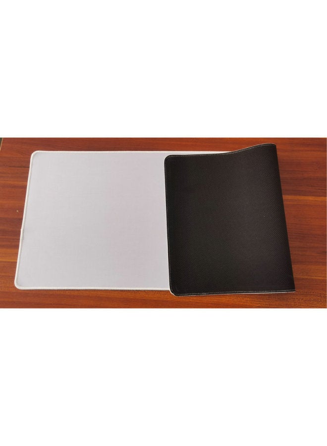 E-commerce Lock Edge Office Large Table Mat Keyboard Mat Natural Rubber Thermal Transfer White Mouse Mat-Color:Do Not Use Products With Tight Seams-Pattern:700*400*2mm White  - Image 4