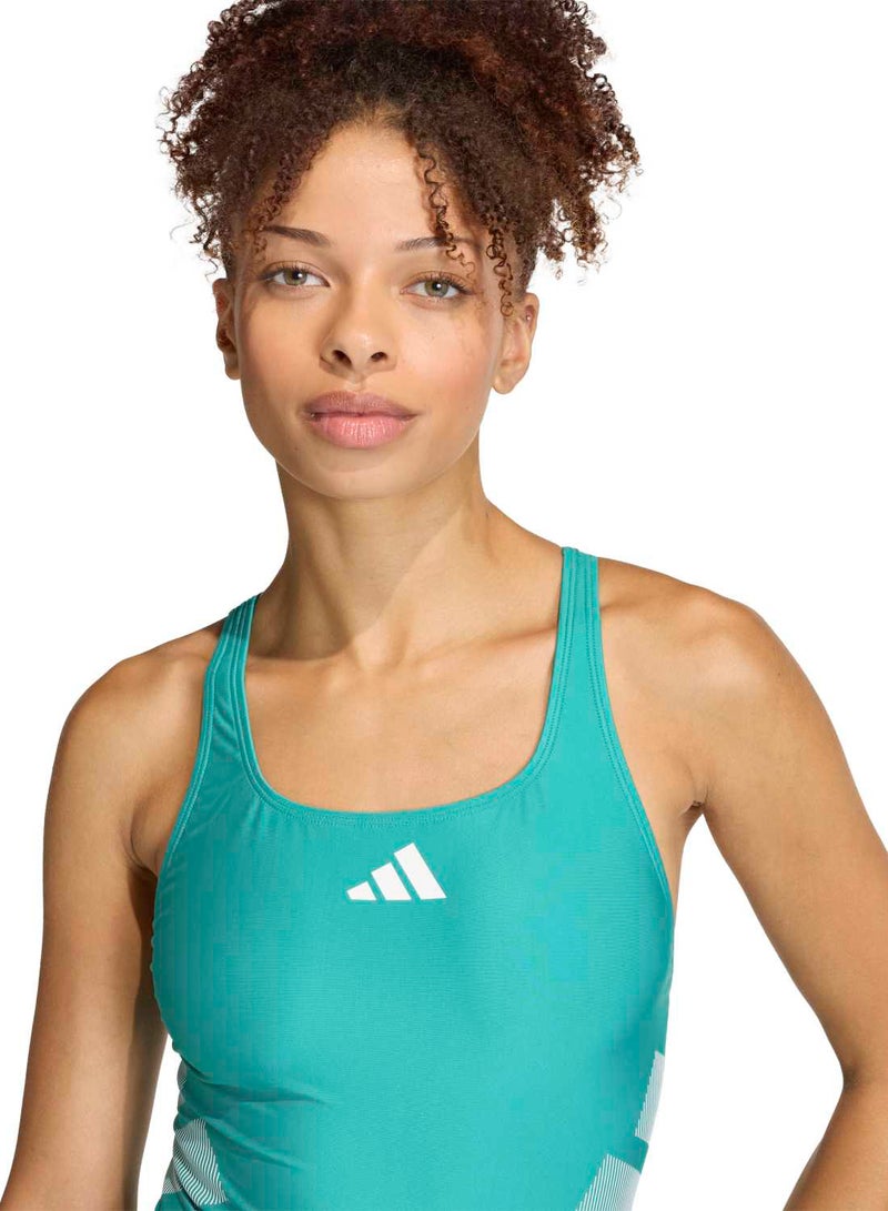 Adidas Logo C-Back Swimsuit - Image 4