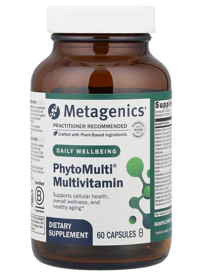 Metagenics PhytoMulti® Multivitamin 60 Capsules - Image 1