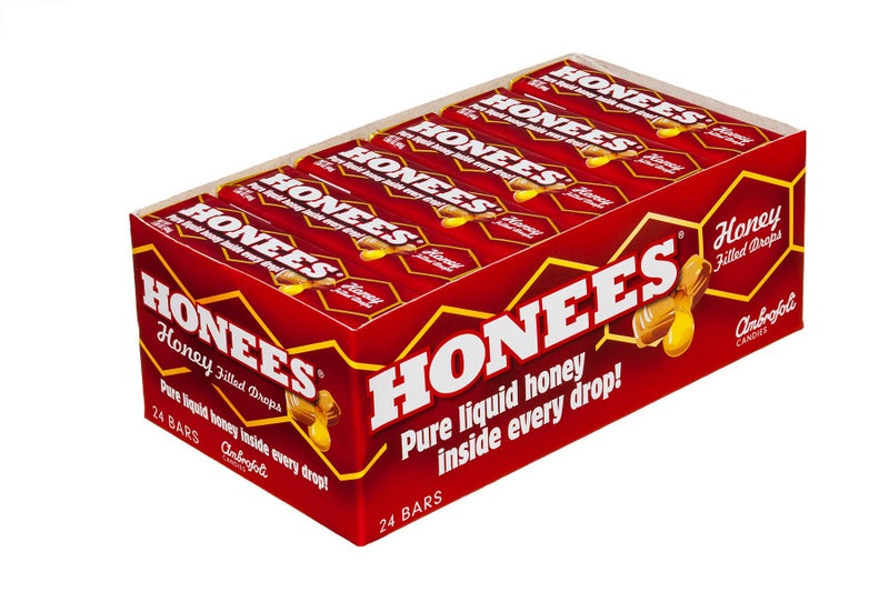 Honees Honey Filled Drops, Honey Cough Drops with Real Honey-Natural Sore Throat Relief-Nothing Artificial-Throat Coat Lozenges, Natural Cough Suppressant, Non-GMO, Gluten Free (24 Pack – 216 drops) - Image 4