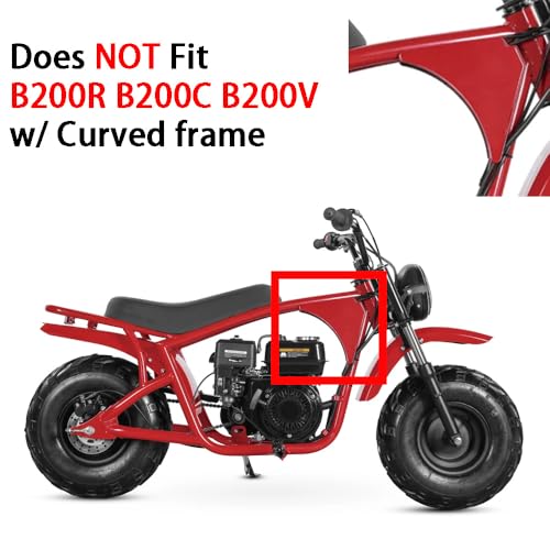 JMCHstore Stainless Steel Mini Bike Gas Fuel Tank for Coleman B200 B200RSV Mini Bike - Image 3