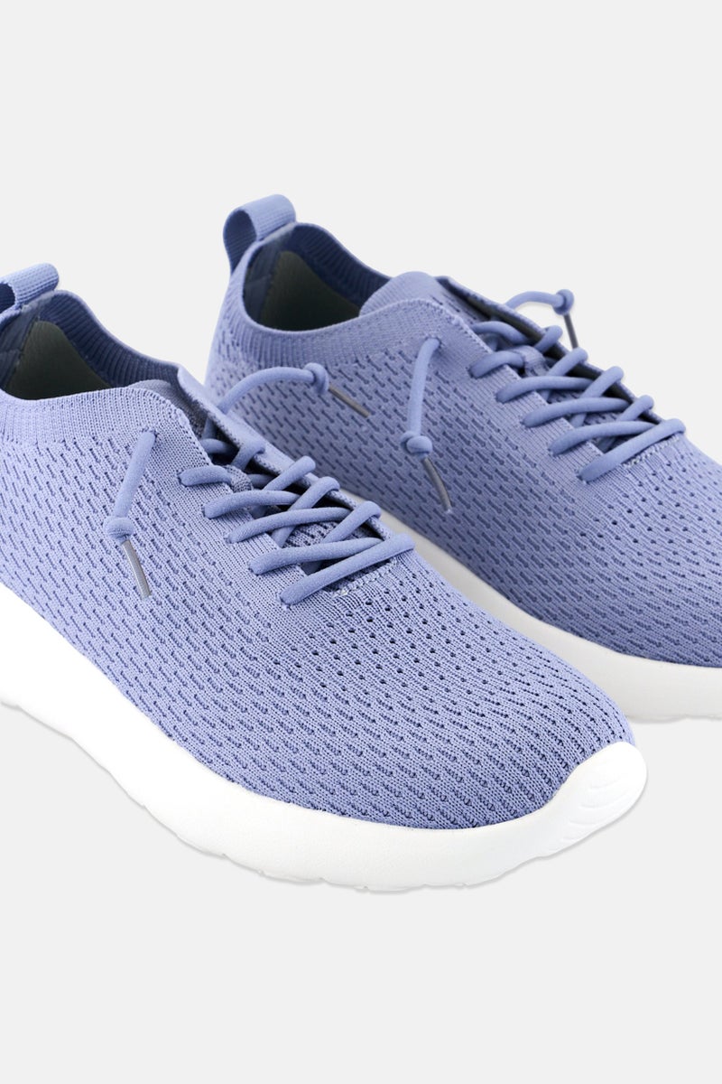 RBX Women Textile Upper Lace Up Outdoor Shoes, Blue  - Image 4