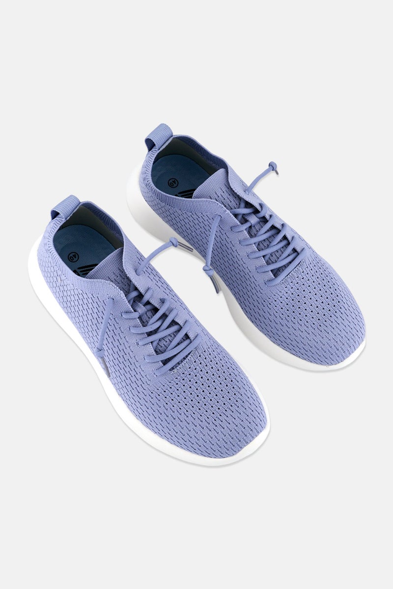 RBX Women Textile Upper Lace Up Outdoor Shoes, Blue  - Image 3