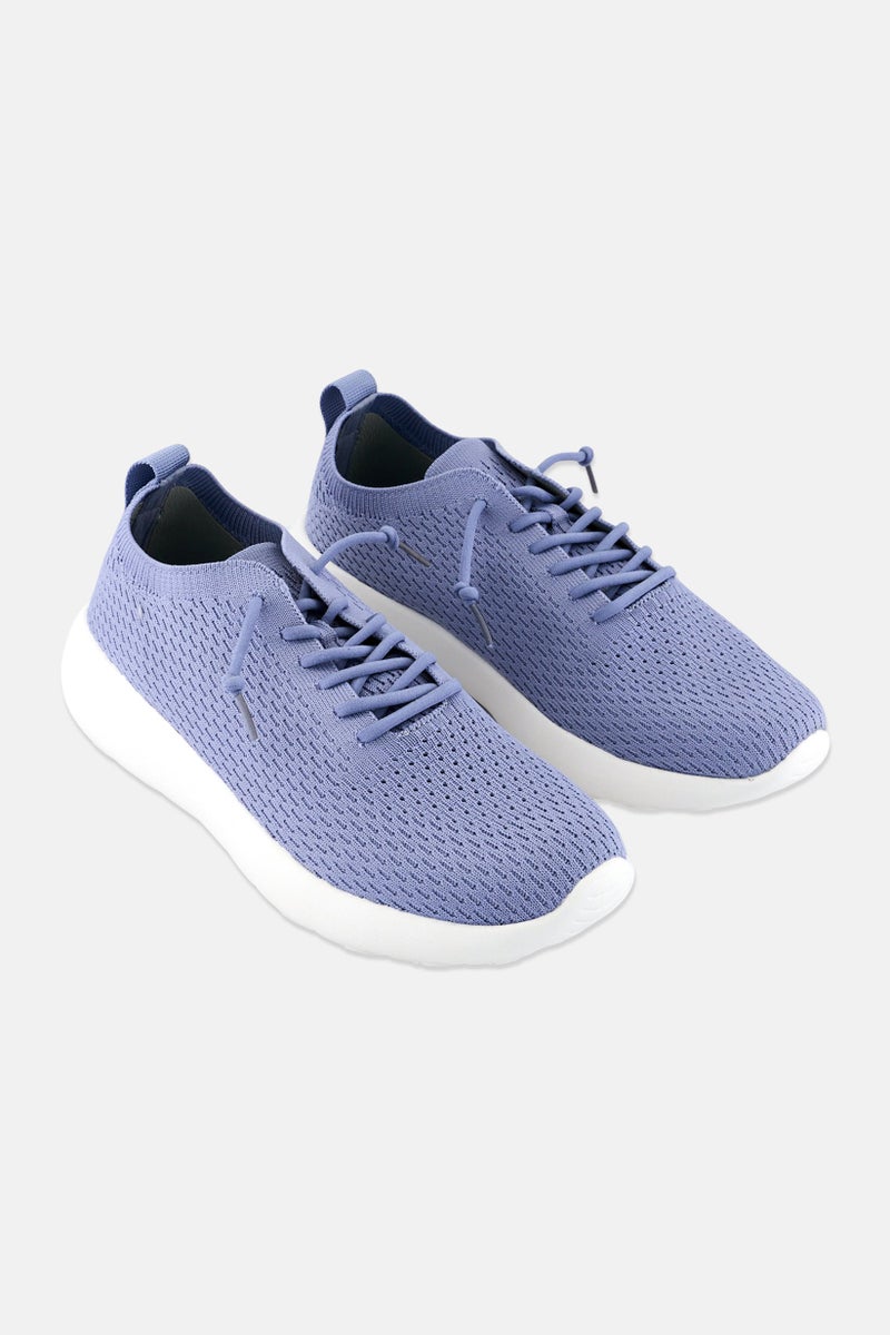 RBX Women Textile Upper Lace Up Outdoor Shoes, Blue  - Image 1