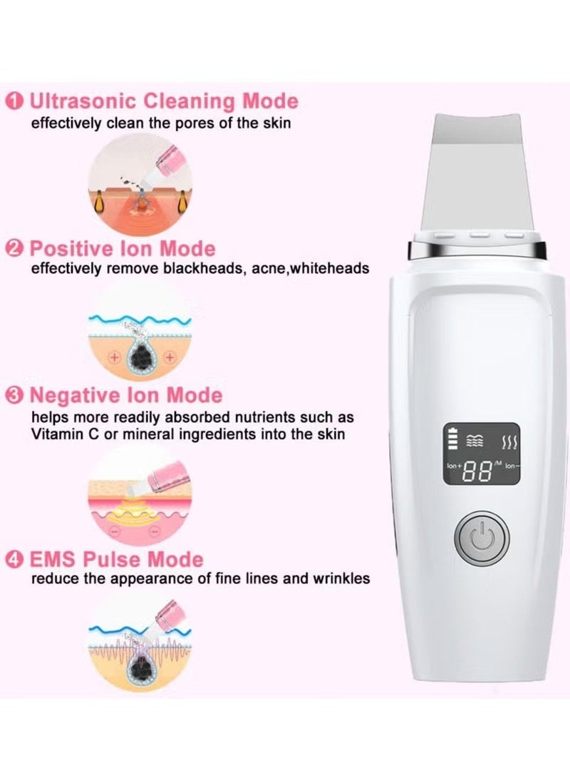 Dougez Electric Face Cleaner Blackhead Acne Remover LCD Facial Skin Care Tool - Image 3