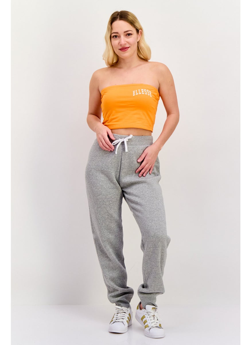 Ellesse Women Sportswear Fit Brand Logo Strapless Top, Orange  - Image 3