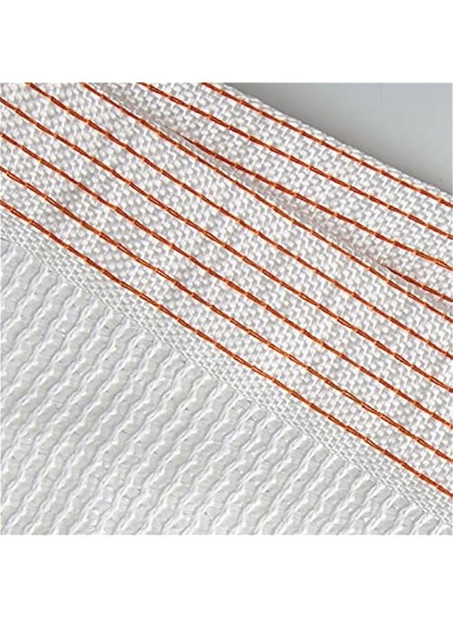 Generic 7x13FT White Shades Cloth Sunblock Shade Cloth, 90% Sun Mesh Shade Screen, Garden Netting UV Resistant Net with Grommets, Heavy Duty Shading Net for Greenhouse & Outdoor  - Image 4