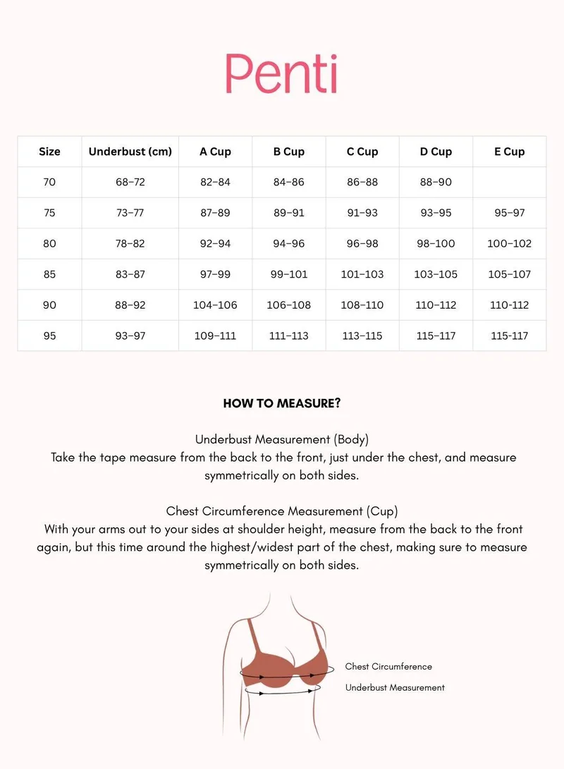 Penti Penti Black Jasmine Form Bra
