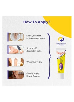 Krack Krack Heel Repair, Ayurvedic Foot care cream, 25 Gm, Pack of 2  - Image 3