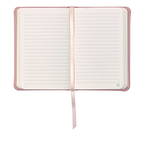 Leatherpress Classic Leather Notebook Writing Journal, Hardcover, Elastic Closure Narrow Ruled Pages, Inspire Collection - Image 2