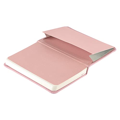 Leatherpress Classic Leather Notebook Writing Journal, Hardcover, Elastic Closure Narrow Ruled Pages, Inspire Collection - Image 3