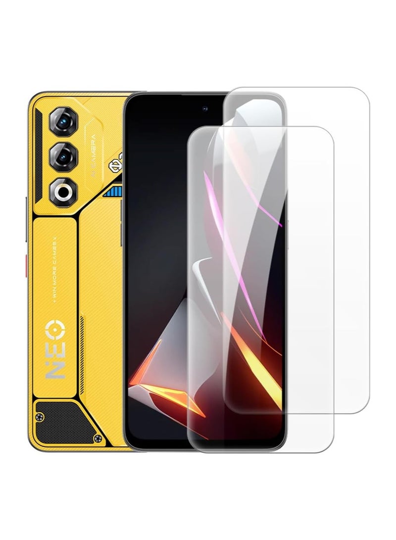 general 【2 Pack】 Tempered Glass Screen Protector Compatible with ZTE Nubia Neo 3 GT 5G Porsche Design 5G, 9H Hardness Scratch Resistant HD Protective Film - Image 1