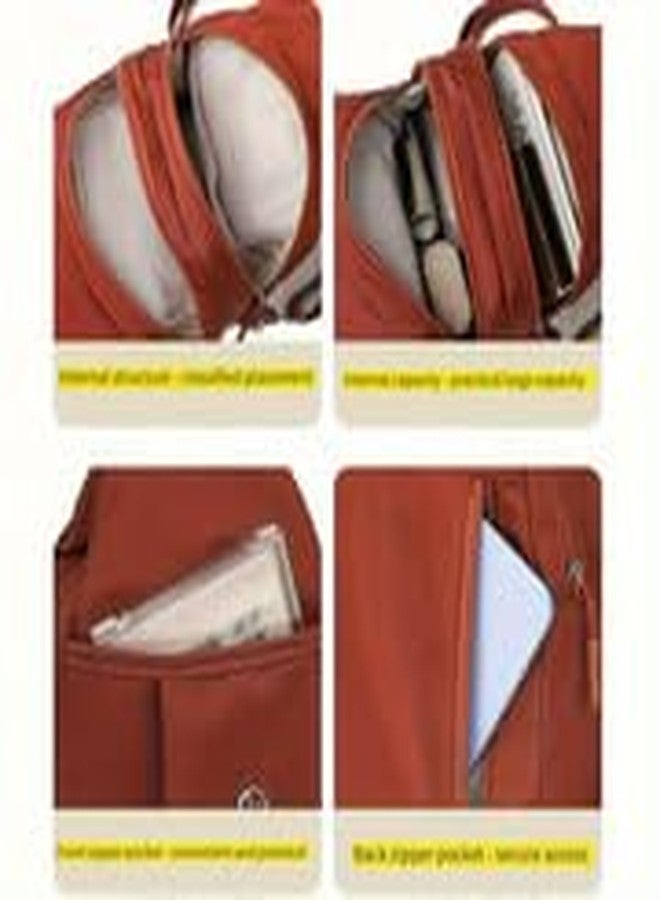 3 in 1 Convertible Backpack Purse, Waterproof Anti-Theft Travel Tote Bag, Lightweight Small Sling Shoulder Bag for Women, 2-Way Commuter Work Bag (Lake blue) - Image 5