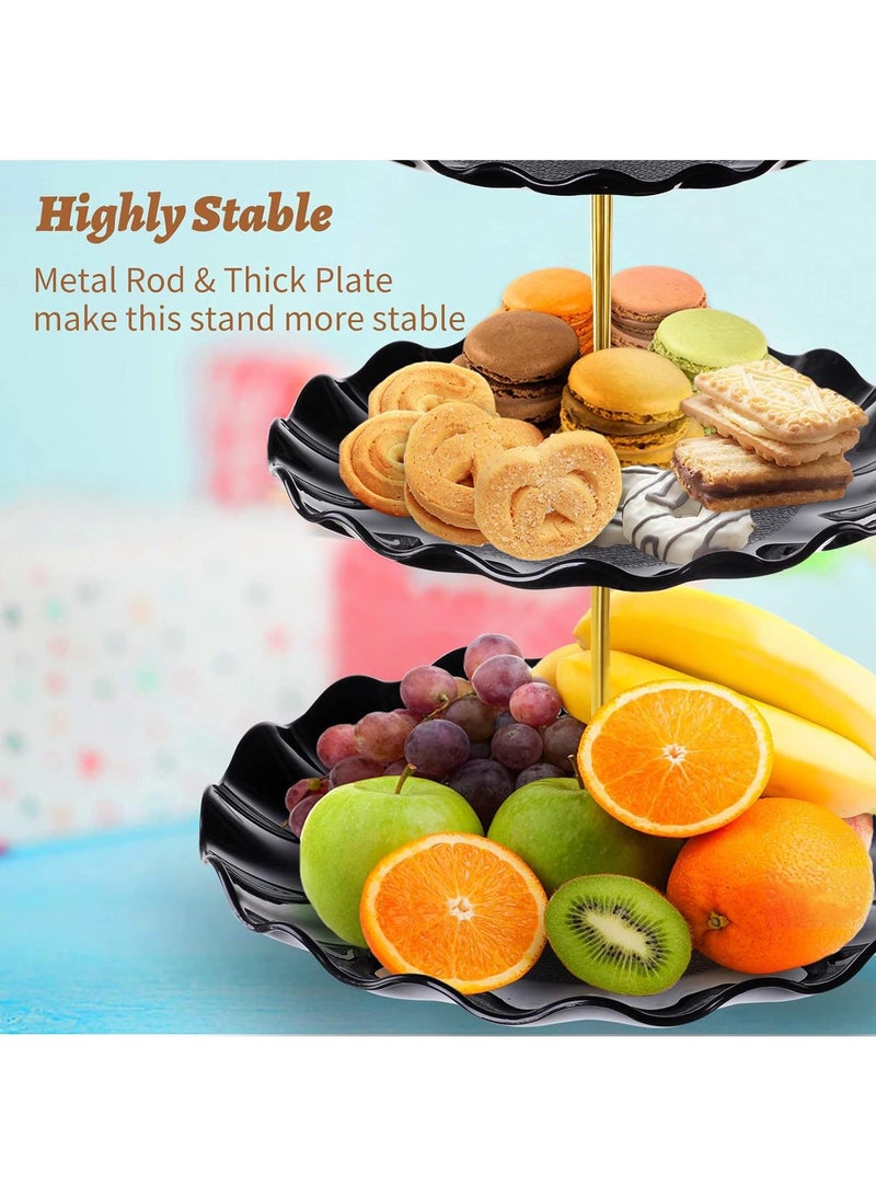 Y&D Three Layer European Style Multi Layer Removable Fruit Dessert Plate - Image 4