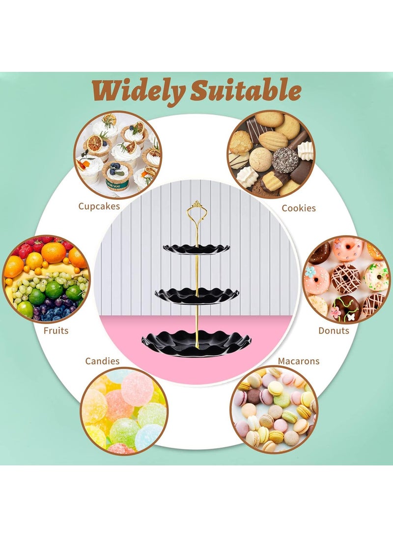 Y&D Three Layer European Style Multi Layer Removable Fruit Dessert Plate - Image 3