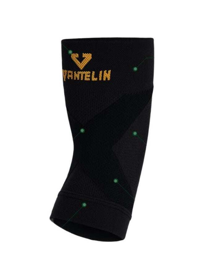 Kowa Imported Sports Elbow Guard Joint Protection For Men And Women, Elbow Brace, Black, Single Pack, Size M - Image 1