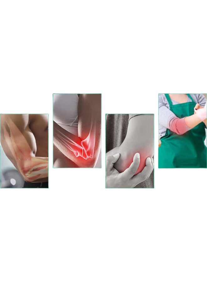 Kowa Imported Sports Elbow Guard Joint Protection For Men And Women, Elbow Brace, Black, Single Pack, Size M - Image 3