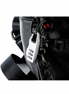 Excefore Luggage Locks, Password Travel Lock 3 Digit Sliding Colour Combination Padlocks for Travel Bag Suitcases Backpacks Storage Cabinets (6 Colors)  - Image 4
