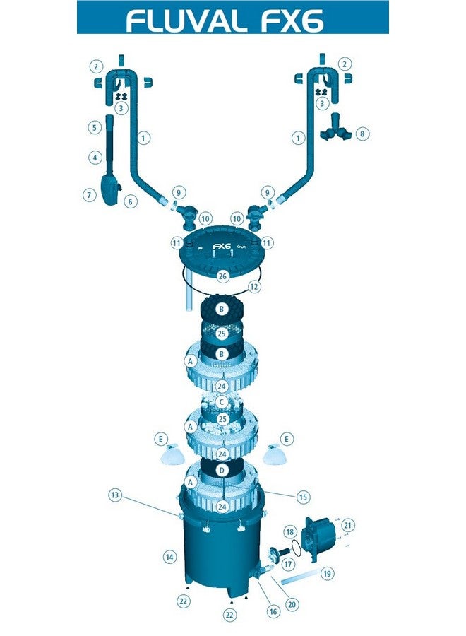 Fluval Output Nozzle for FX5 High Performance Canister Filter - Image 5
