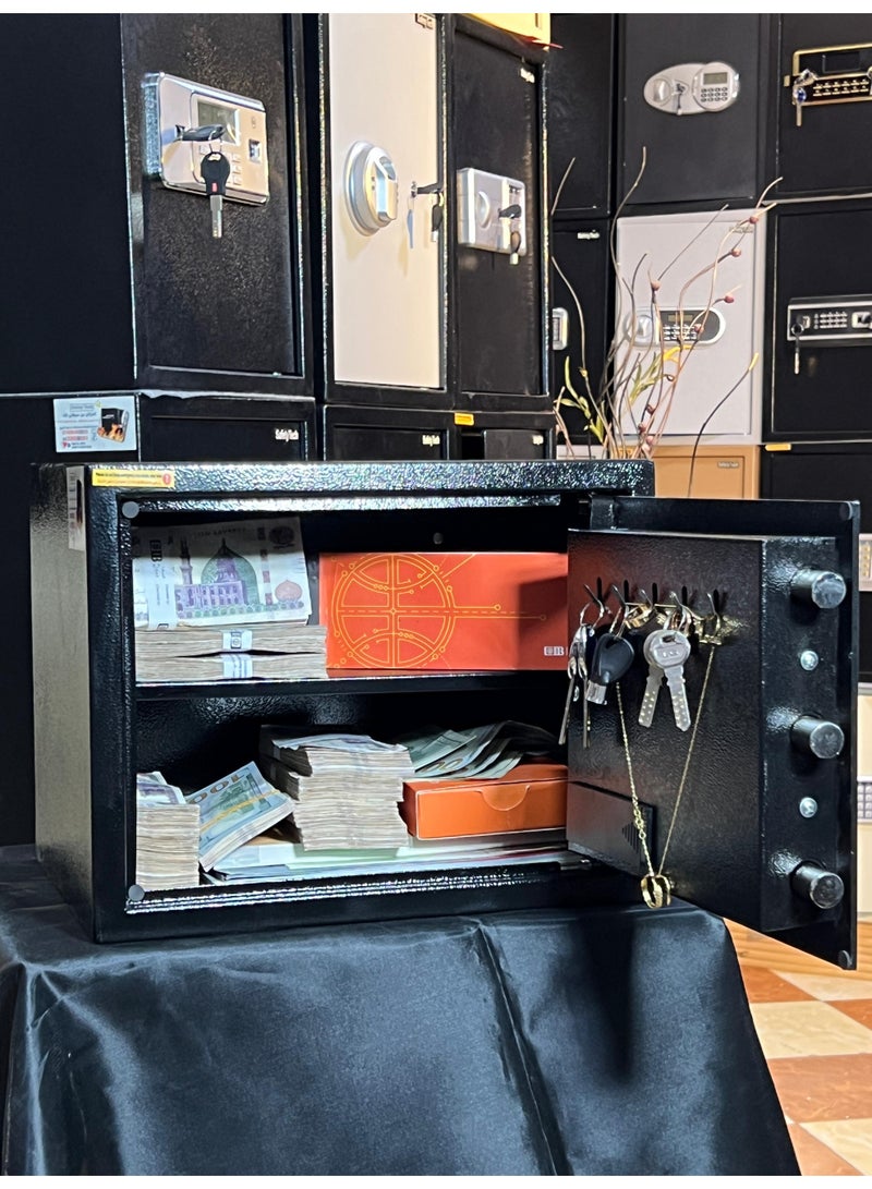 سيفتي تيك خزنة إلكترونية ذكية ببصمة Safety Tech GN30 FX-7 – شاشة Touch – قفل رقمي – إنذار ضد السرقة – Type-C للطوارئ – 30×38×30 سم - Image 5