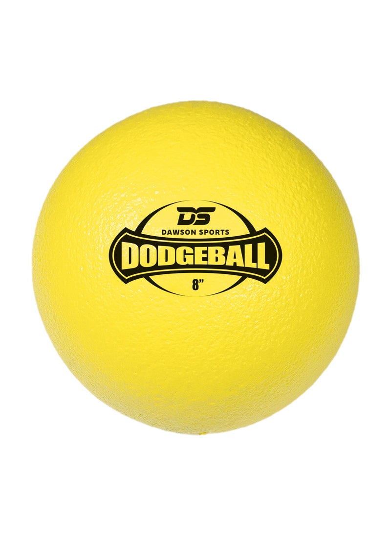 DAWSON SPORTS Foam Dodgeball - 8" - Yellow 