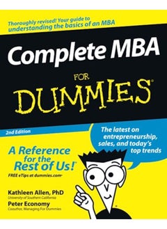 Complete MBA For Dummies (For Dummies (Business & Personal Finance)) 