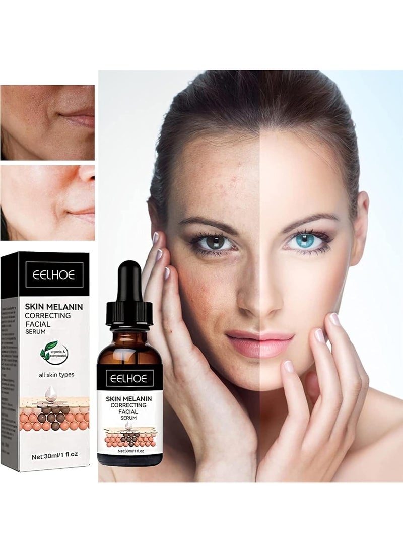 EELHOE Melanin Correcting Facial Serum, Melanin Repairing Facial Serum, Dark Spot Corrector Daily Face Serum for All Skin Types  - Image 2
