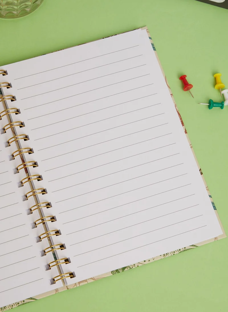 Back to school kit A5 Spiral Hardcover Notebook - Dino