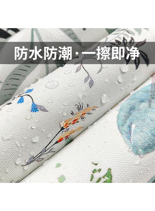 Bluejw Literary Small Fresh Retro Wallpaper Self-adhesive Ins Wind Renovation Cabinet Stickers Waterproof Moisture-proof Self-adhesive Wallpaper - Image 3