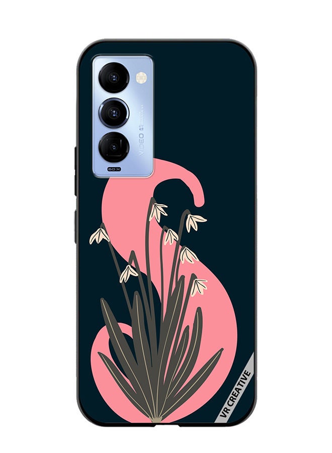VR CREATIVE Protective Case Cover For Tecno Camon 18/18 P Alphabet S Design Multicolour - Image 1