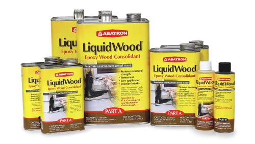 Abatron LiquidWood Kit Epoxy Wood Consolidant 6 Oz Each, Part A & B, Pack of 2 - Image 5