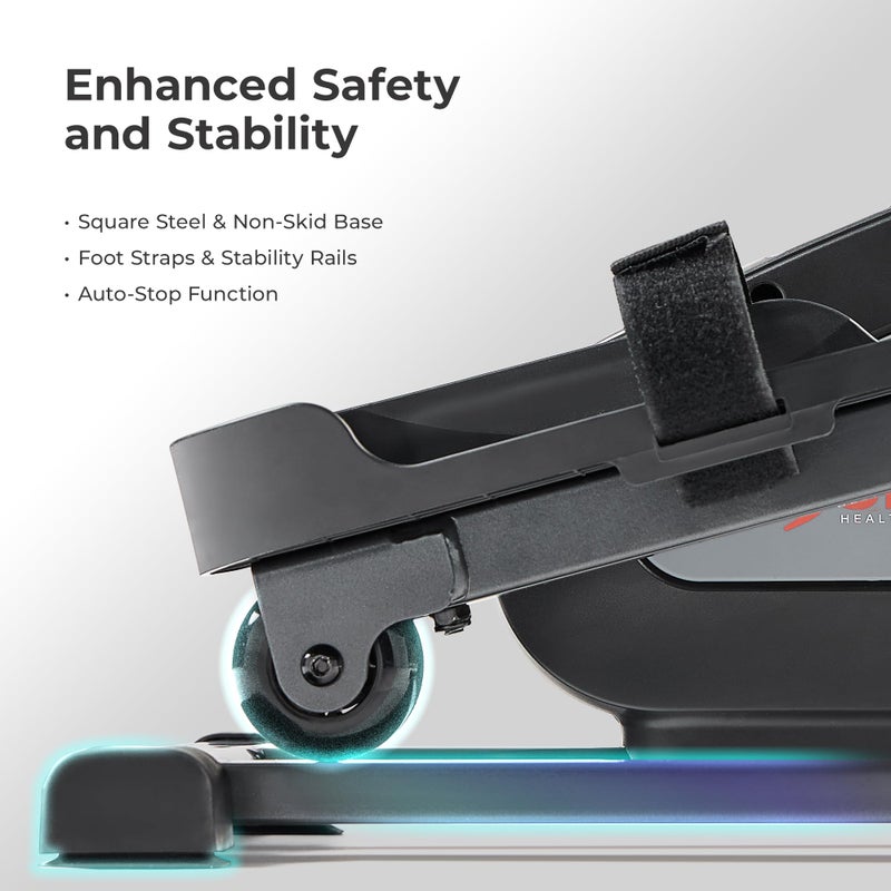 Sunny Health & Fitness Smart Motorized Mini Elliptical Trainer w/Remote Control, Indoor Under-Desk Pedal Exerciser for Seniorsâ€™ Mobility & Cardio Workout, Free SunnyFit App Connection â€“ SF-E324028 - Image 5