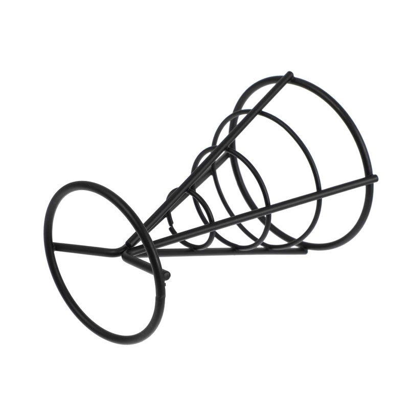 Stainless Steel French Fries Basket Cone Snack Holder Kitchen Restaurant Serving - Image 2