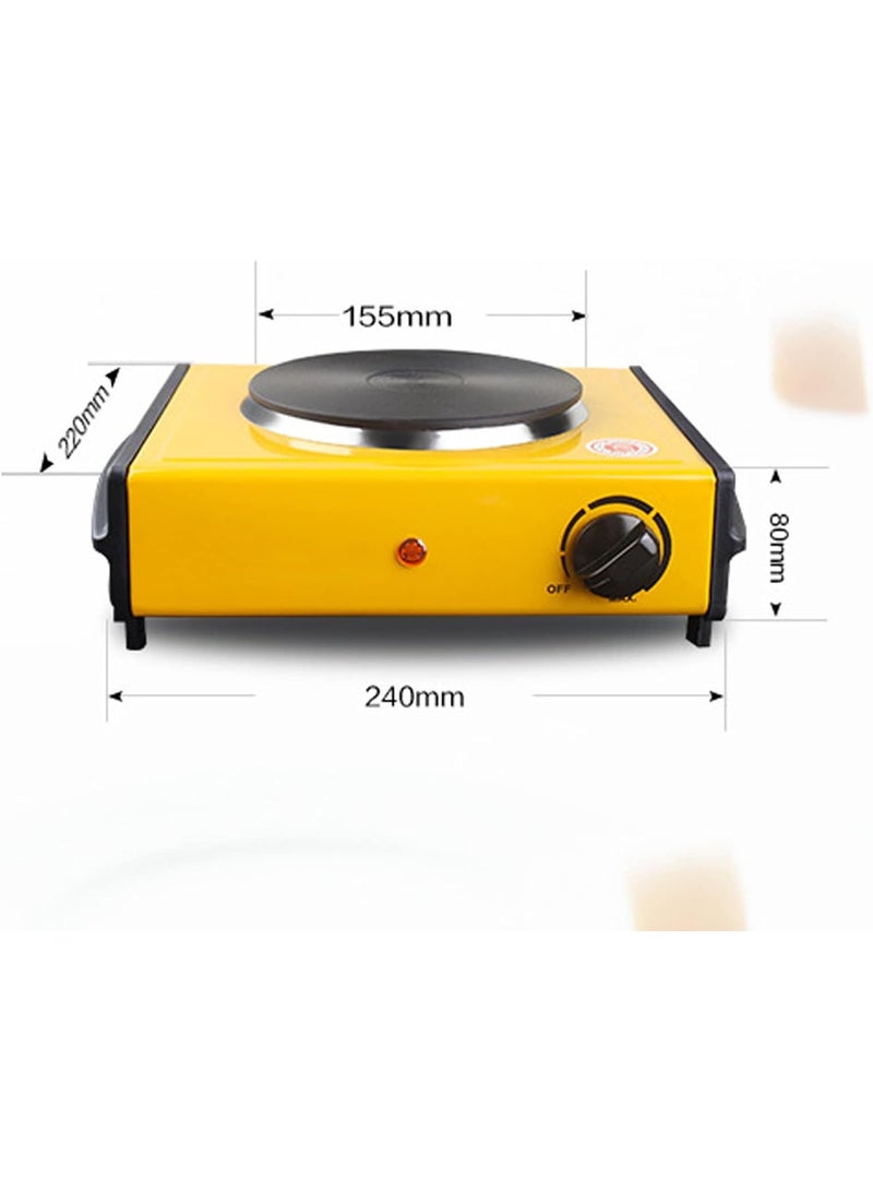 Electric Stove, Portable Kitchen Stove, Cast Iron Hot Plate, 1000W High Power, with Temperature Control, for Home, Camping, and Laboratory - Model _JX 8500 A - Image 3