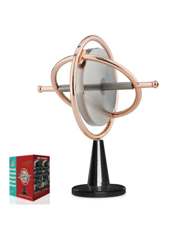 DjuiinoStar Heavy Duty Gyroscope (Solid Stainless Steel Rotor): Initial Speed 8000 Rpm Sturdy And Stable; Provides Very Good Gaming Experience; Highend Office Toy Addictive Science Gear Dg5Pro02 - Image 1