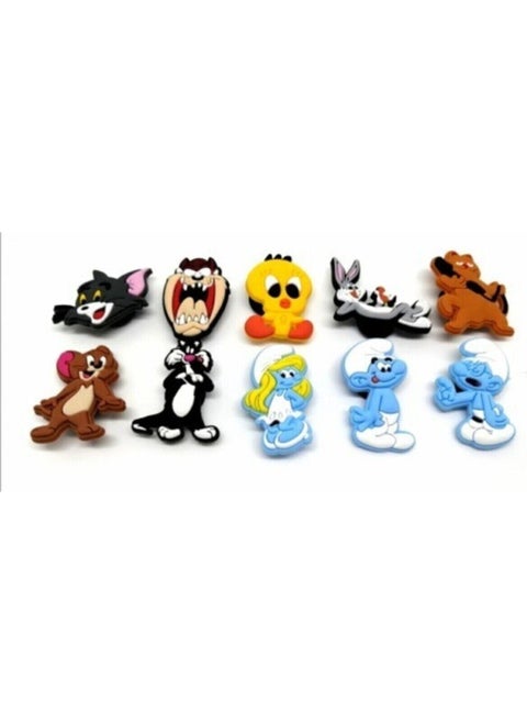 10 Pieces Croccs Slipper Ornaments Jibbitzz J-5