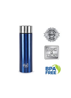 Cello H2O Stainless Steel Water Bottle 1 Litre Blue  - Image 3