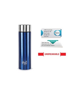 Cello H2O Stainless Steel Water Bottle 1 Litre Blue  - Image 5