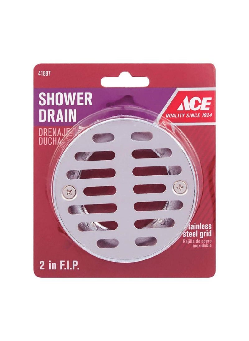 ACE ACE Stainless Steel FIP Shower Drain 5.08cm 