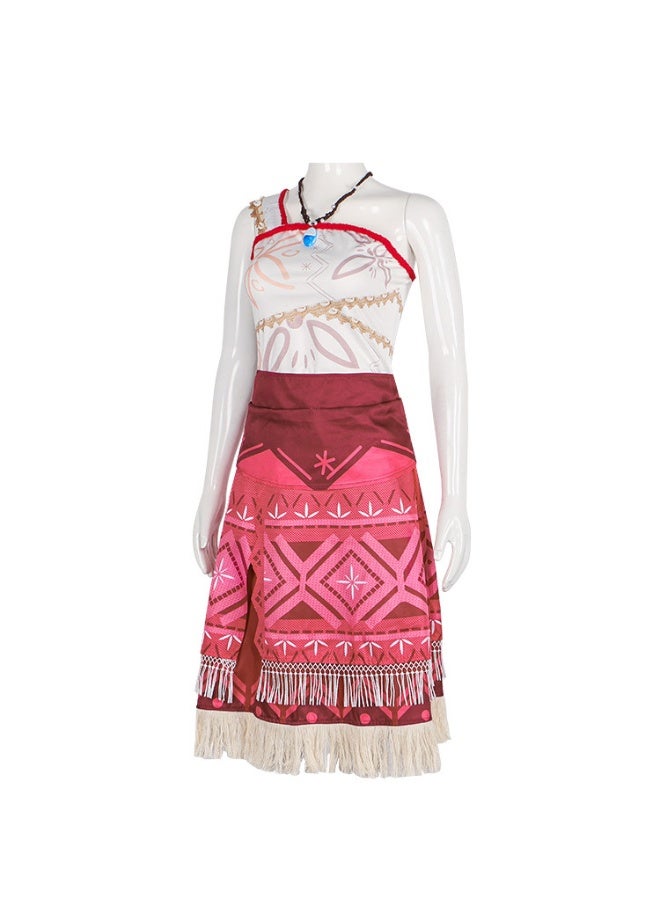 Ocean Adventure 2 - Moana and Maui's Hula Princess Costume Cosplay Costume - Image 2