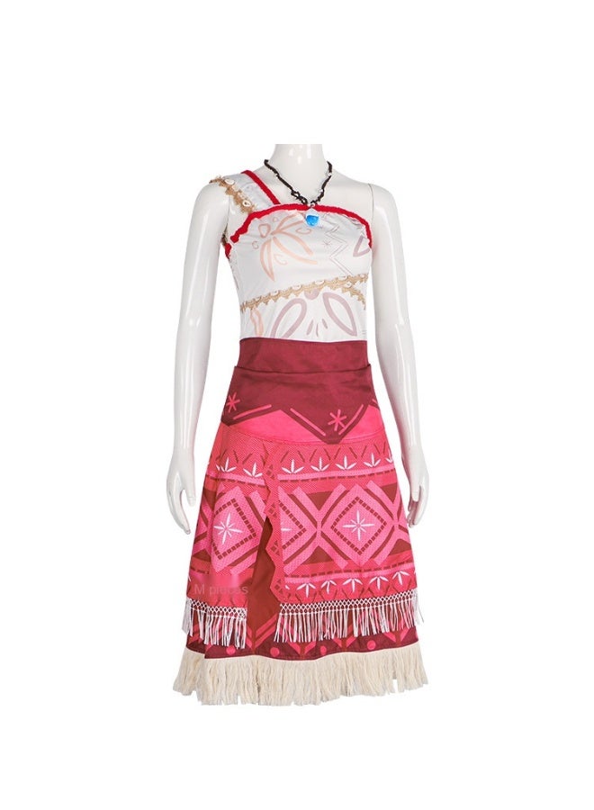 Ocean Adventure 2 - Moana and Maui's Hula Princess Costume Cosplay Costume - Image 3