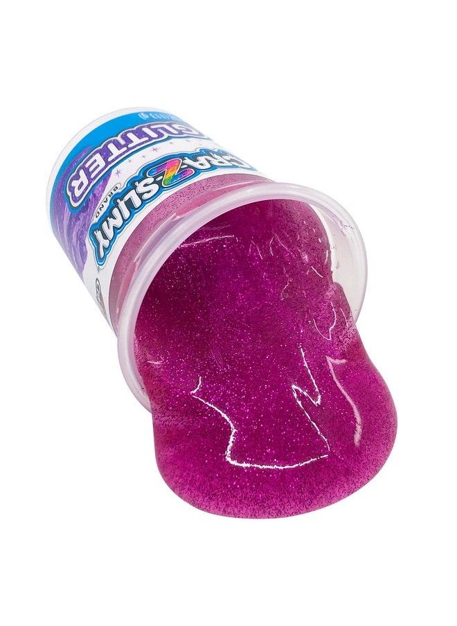 Cra-Z-Art - Crazslimy 4 Pack Glitter Slime Set Comes With 3 Colors Of Premade Glitter Slime And Glitter Addins - Image 1